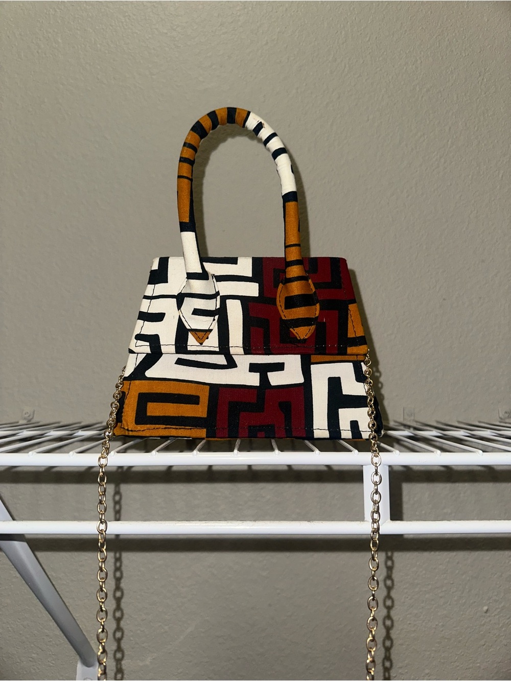 African Style Patterned Purse